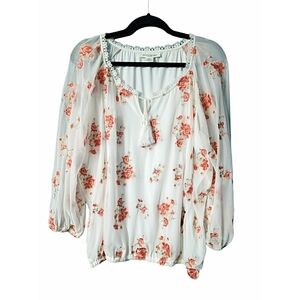 Skye's The Limit Woman Embroidered Long Sleeved Top Size 1X